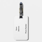 ヤシの木の荷物のラベル ラゲッジタグ (裏面縦)