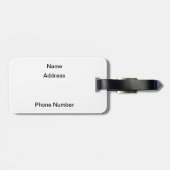 ヤシの木の荷物のラベル ラゲッジタグ (裏面横)