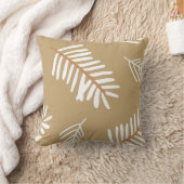 ヤシの木の葉プリントモダン装飾用クッション クッション (ブランケット)