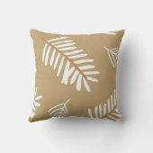 ヤシの木の葉プリントモダン装飾用クッション クッション (裏面)