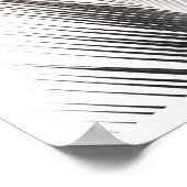 ヤシの木の葉ポスター |ピンク8x10 ポスター (角)