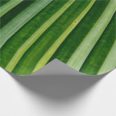 ヤシの木の葉緑色 ラッピングペーパー (角)