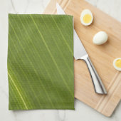 ヤシの木の葉 キッチンタオル (四つ折り)