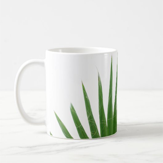 ヤシの木の葉 コーヒーマグカップ (左)