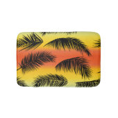 ヤシの木の葉:シームレスなパターン。 バスマット (正面)