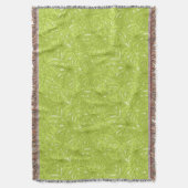 ヤシの木の葉 スローブランケット (正面縦)