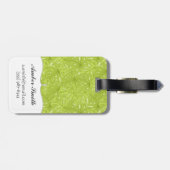 ヤシの木の葉 ラゲッジタグ (裏面横)