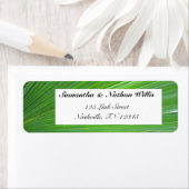 ヤシの木の葉 ラベル (インサイチュ)