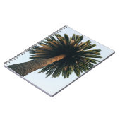ヤシの木の虫目写真 ノートブック (左側)