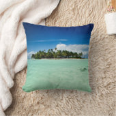 ヤシの木の装飾用クッションが付いている太平洋諸島 クッション (ブランケット)