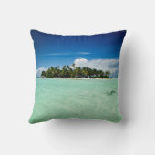 ヤシの木の装飾用クッションが付いている太平洋諸島 クッション (裏面)