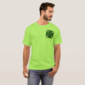 ヤシの木の鉄十字 Tシャツ (正面フル)