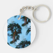 ヤシの木のkeychain キーホルダー (裏面)
