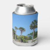 ヤシの木は涼しい 缶クーラー (缶正面)