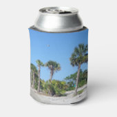 ヤシの木は涼しい 缶クーラー (缶裏面)