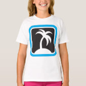 ヤシの木アイコン Tシャツ (正面)