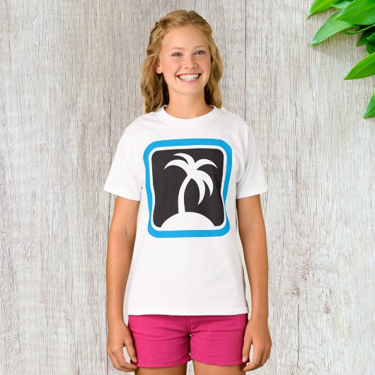ヤシの木アイコン Tシャツ