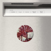 ヤシの木アクリルモダントロピカルウォールアート マグネット (インサイチュ (食洗機))