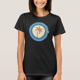 ヤシの木コーヒーラテ Tシャツ