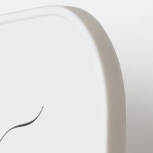 ヤシの木トロピカルモノグラム名スクリプト ピックルボールラケット (左詳細)