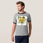 ヤシの木バングラデシュ Tシャツ (正面フル)