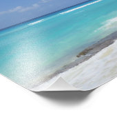 ヤシの木ビーチ カリブの フォトプリント            (角)