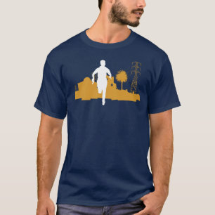 ヤシの木及び銃 Tシャツ
