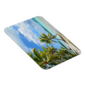 ヤシの木白砂ビーチ角磁石 マグネット (右側)