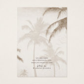 ヤシの木自然に鳥がソーシャルメディアで耳を傾ける (裏面)