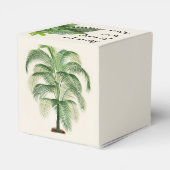 ヤシの木葉のパーソナライズされたお願い箱 フェイバーボックス (裏面サイド)