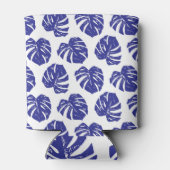 ヤシの木葉の：自然パターン 缶クーラー (裏面)