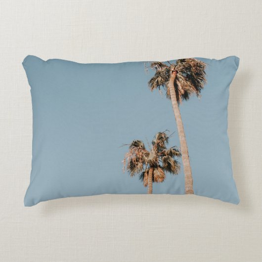 ヤシの木2本 アクセントクッション (正面)