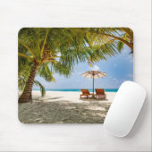 ヤシの木|の不機嫌な空 マウスパッド (マウス)