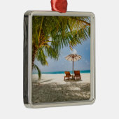 ヤシの木|の不機嫌な空 メタルオーナメント (右)