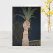 ヤシの木 🌴 カード (黄色い花)
