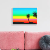 ヤシの木 キャンバスプリント (インサイチュ (リビング))