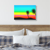 ヤシの木 キャンバスプリント (インサイチュ (寝室))