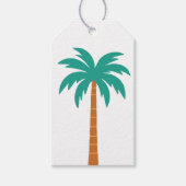 ヤシの木 ギフトタグ (正面)