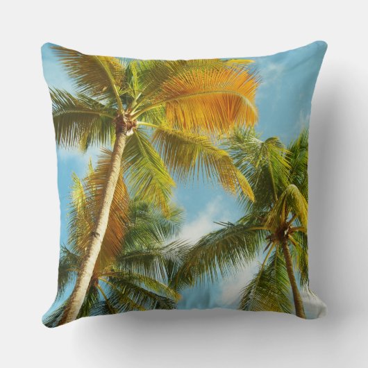 ヤシの木 クッション (裏面)