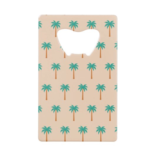 ヤシの木 クレジットカード栓抜き (正面)