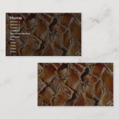 ヤシの木、クローズアップ 名刺 (正面/裏面)