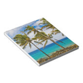 ヤシの木（ココス・ヌシフェラ）が揺れている ノートパッド (アングル)