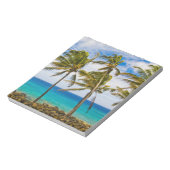 ヤシの木（ココス・ヌシフェラ）が揺れている ノートパッド (回転)