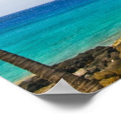 ヤシの木(ココス・ヌシフェラ)が揺れている ポスター (角)