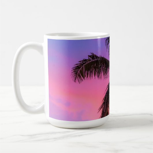 ヤシの木 コーヒーマグカップ (左)