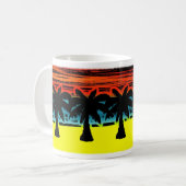 ヤシの木 コーヒーマグカップ (正面左)