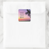 ヤシの木 スクエアシール (バッグ)