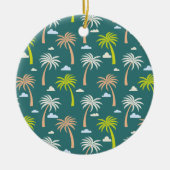 ヤシの木 セラミックオーナメント (正面)