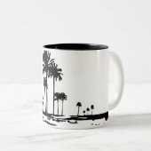 ヤシの木 ツートーンマグカップ (正面右)