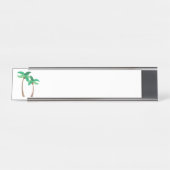 ヤシの木 デスクネームプレート (正面)